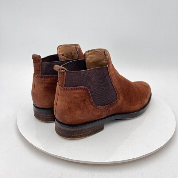 Franco Sarto Happily Women Size 7 M Brown Leather Side Elastic Chelsea Boot - Picture 5 of 15